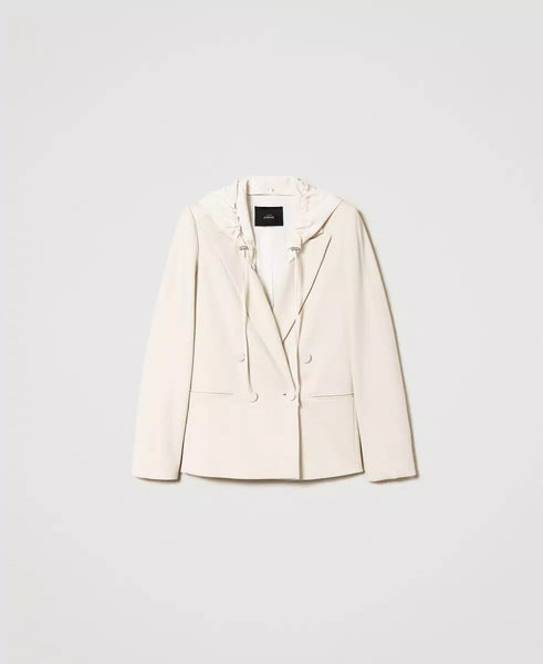 Giacca blazer con cappuccio Twin set Actitude