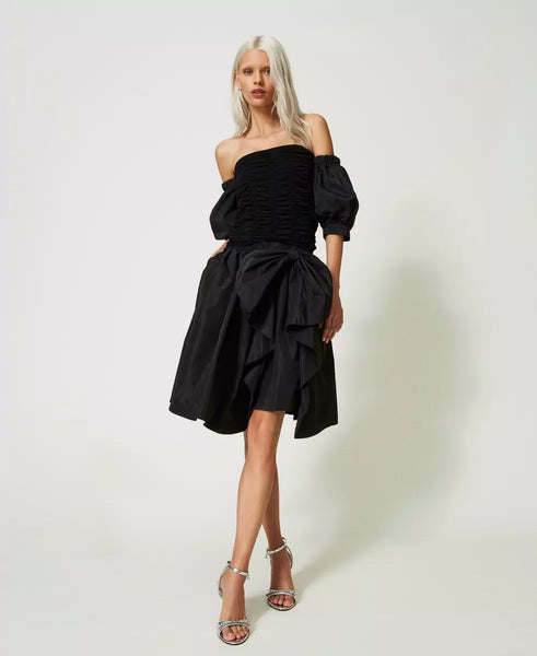 Top con arricciatura e maniche balloon Twin set Actitude