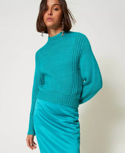 Maglia lupetto misto lana Twin set Actitude
