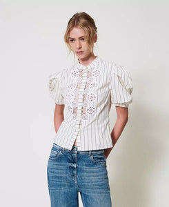 Camicia in macramè
