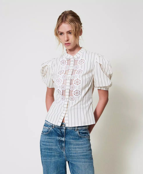 Camicia in macramè