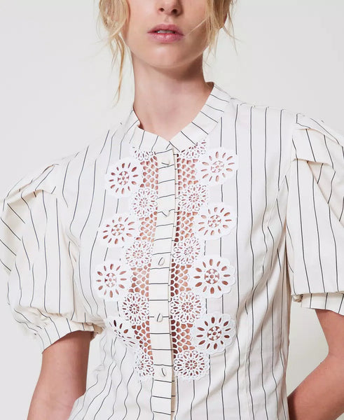 Camicia in macramè