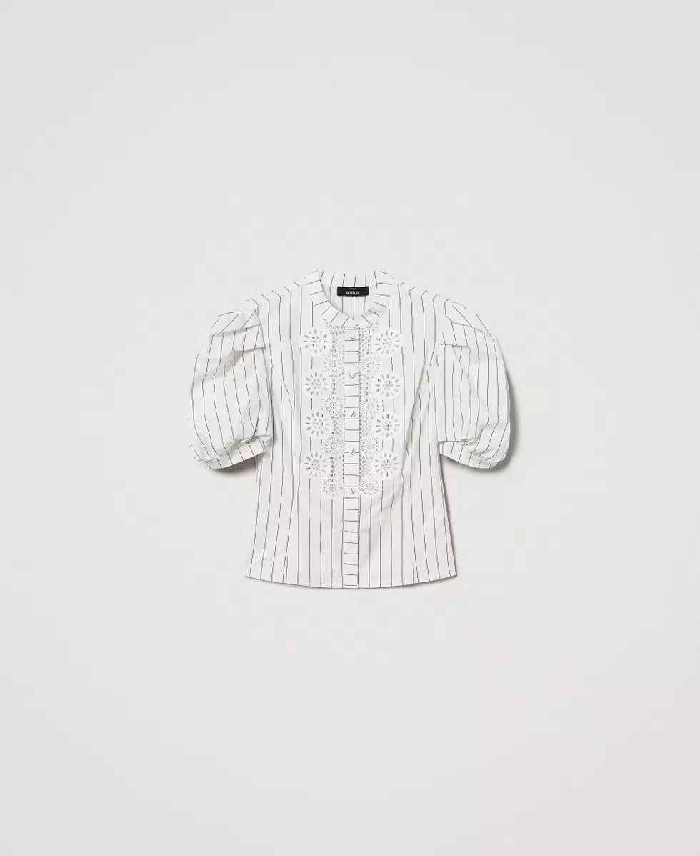 Camicia in macramè