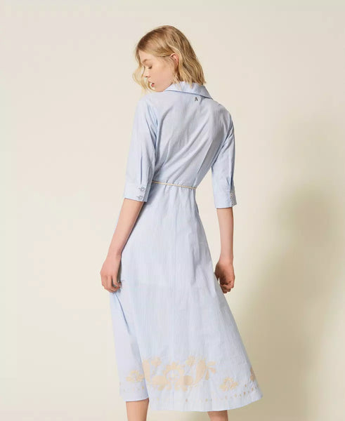 Abito lungo con ricamo Twin set Actitude