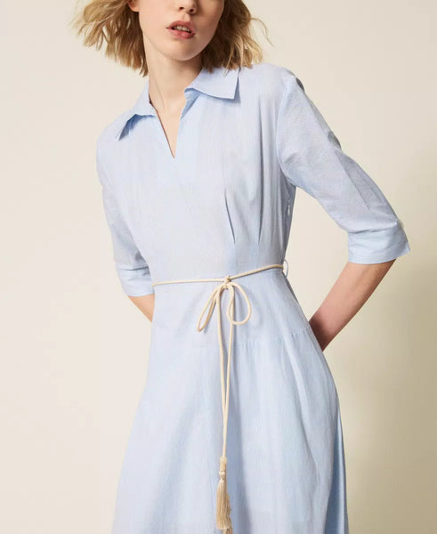 Abito lungo con ricamo Twin set Actitude