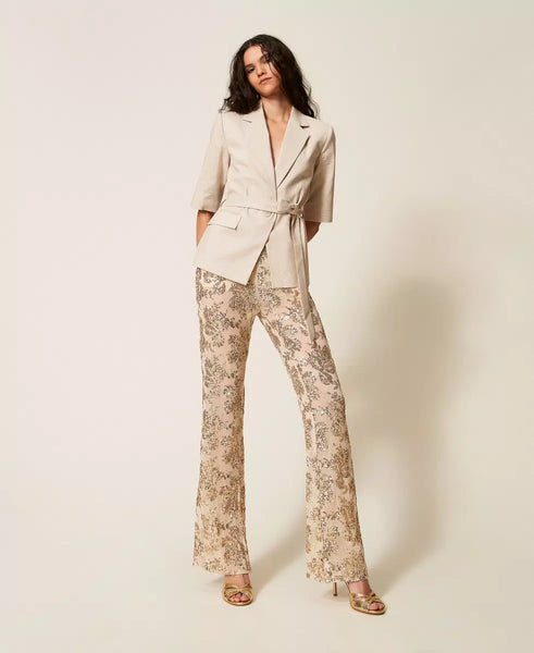 Pantalone paillettes Twin set ACTITUDE