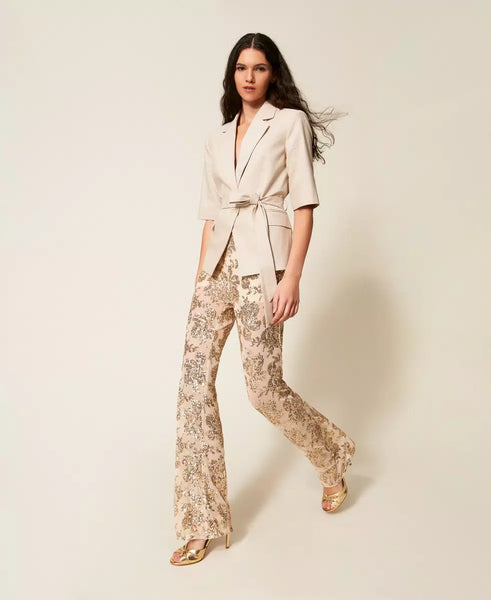 Pantalone paillettes Twin set ACTITUDE