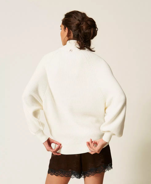 Maglia over collo alto Twin set Actitude