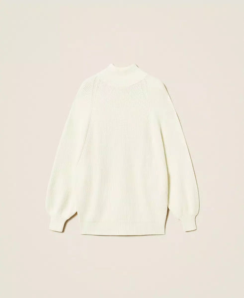 Maglia over collo alto Twin set Actitude