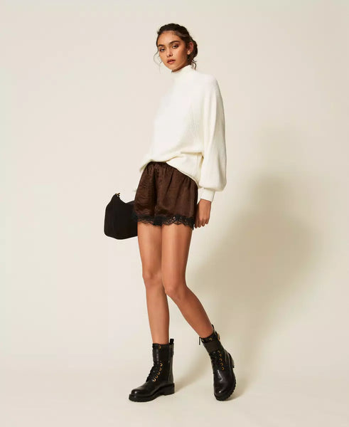 Maglia over collo alto Twin set Actitude