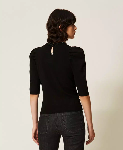 Maglia in filato riciclato Twin set Actitude