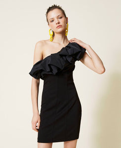 Abito monospalla con tafta Actitude Twin set