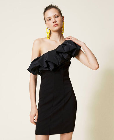 Abito monospalla con tafta Actitude Twin set