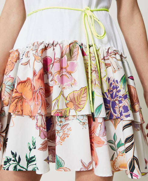 Abito MYFO con stampa a fiori Actitude Twin set